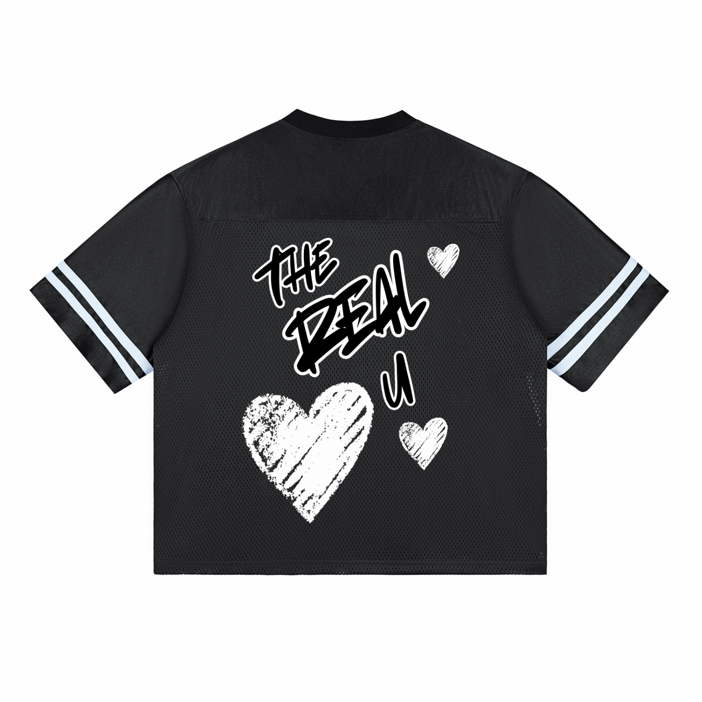 TEAM REAL U❤️ "Taped Mesh" T-Shirt