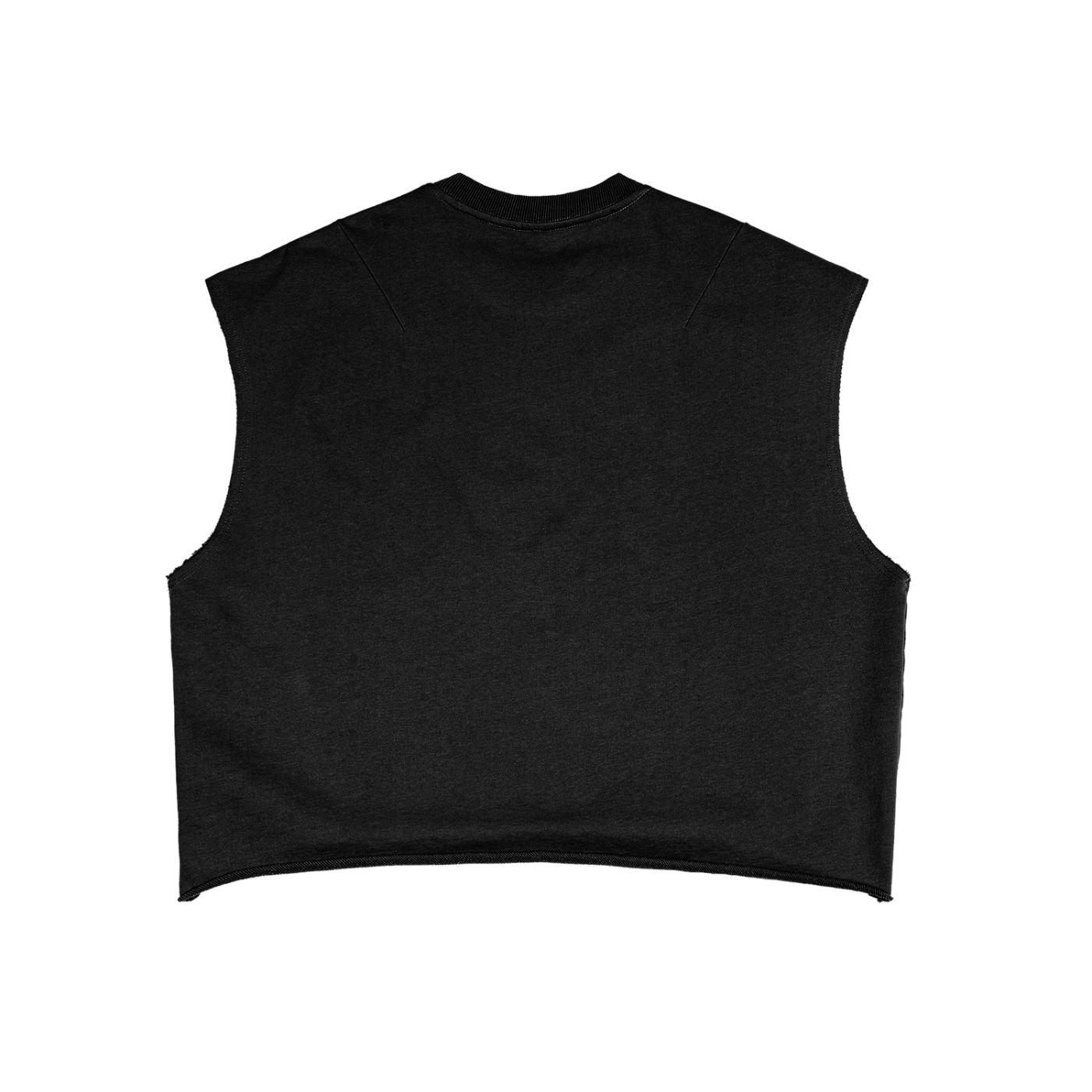 BE U SUMMER CUT OFF🌞 "French Terry Boxy" Tank Top