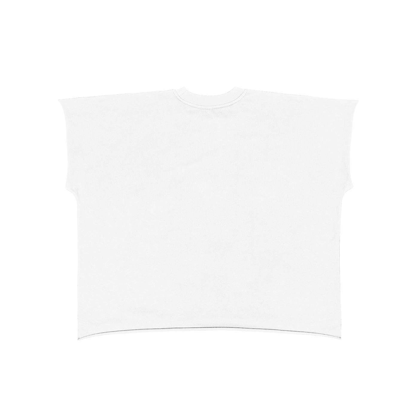 IM HEALING SUMMER CUT OFF💔 "Raw Edge Boxy Non-Shrink" T-Shirt